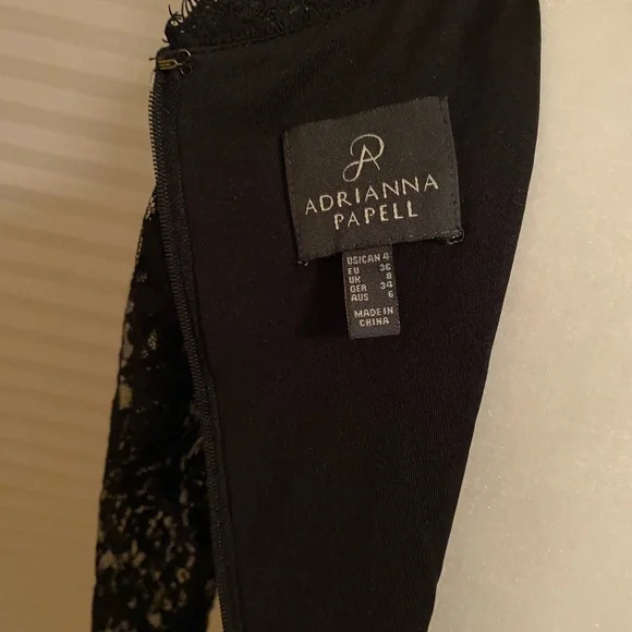Adrianna Papell Black Lace Dress - Picture 6 of 6